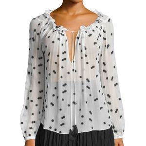 Elizabeth and James losaida sheer top medium $365